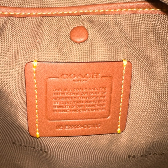 Coach Cary Shoulder Bag in Dark Stone - Picture 7 of 12
